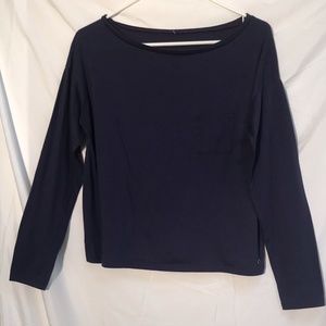 Fabletics Purple Athletic Top with front pocket